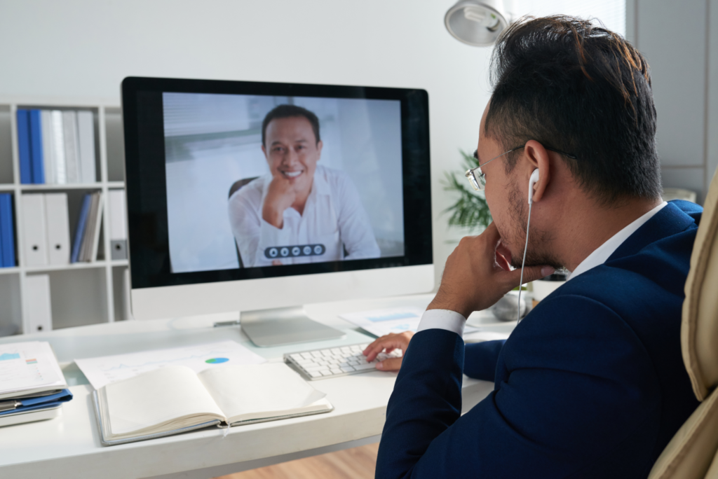 candidate vetting via a video call