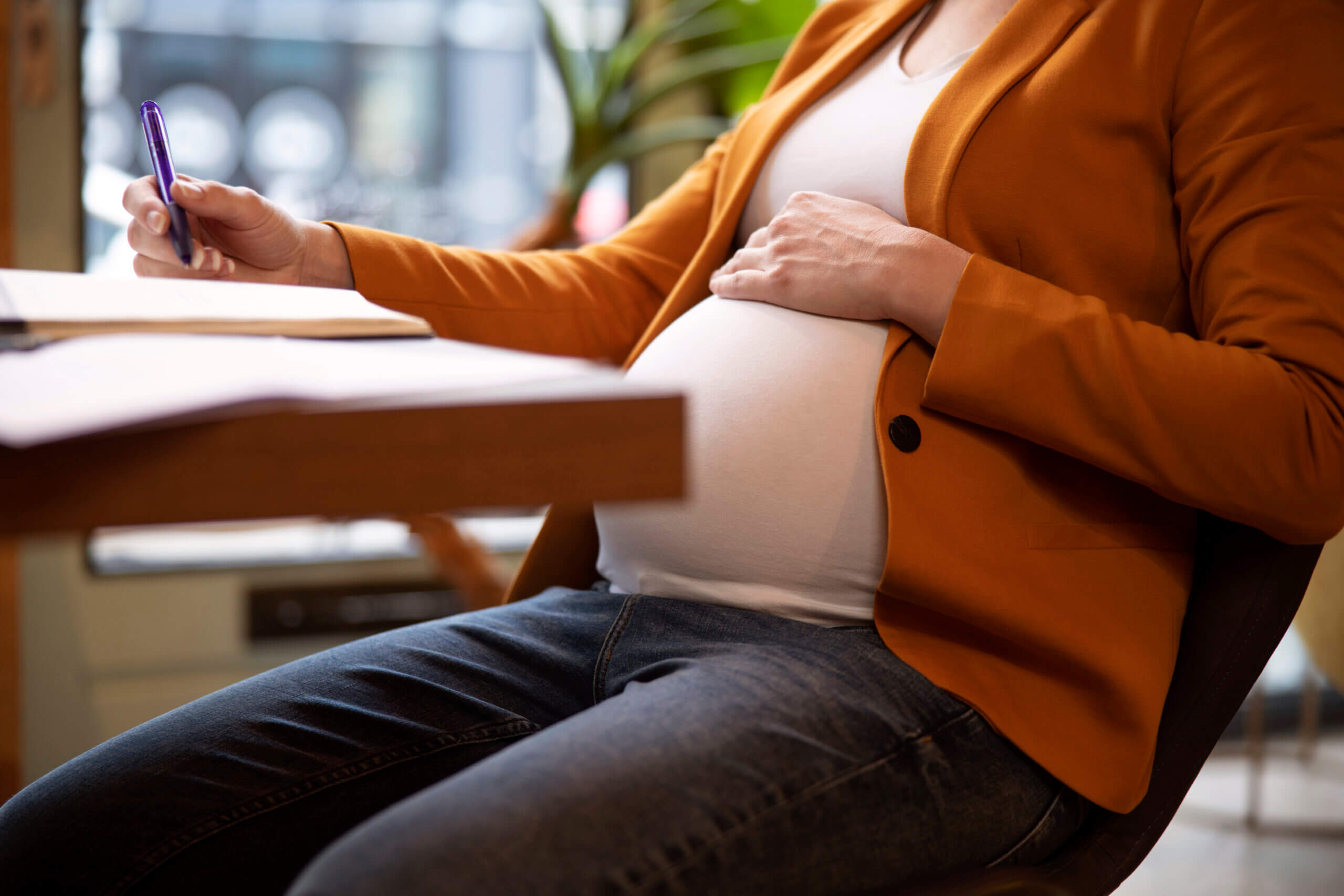 pregnant woman worker