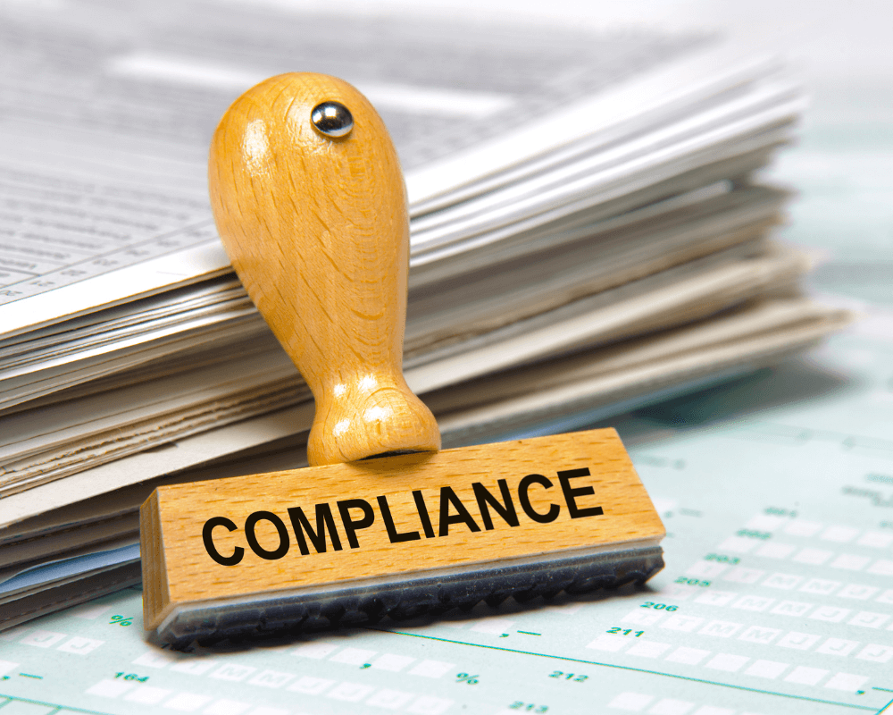 legal compliance stamp