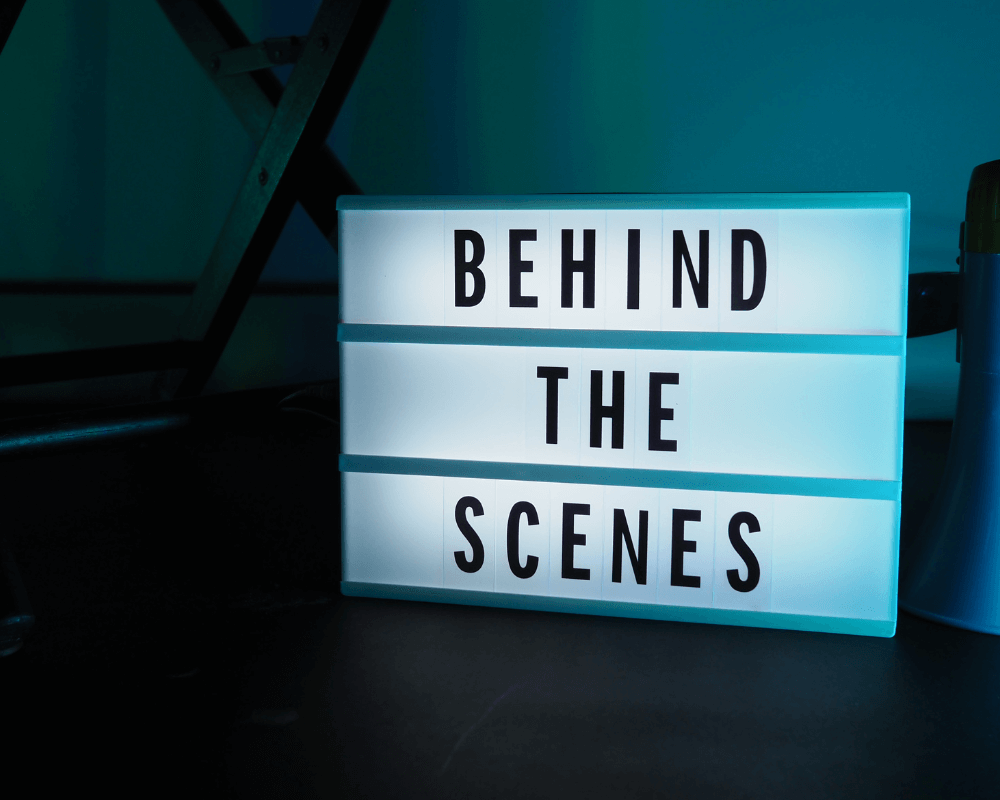 behind the scene video production