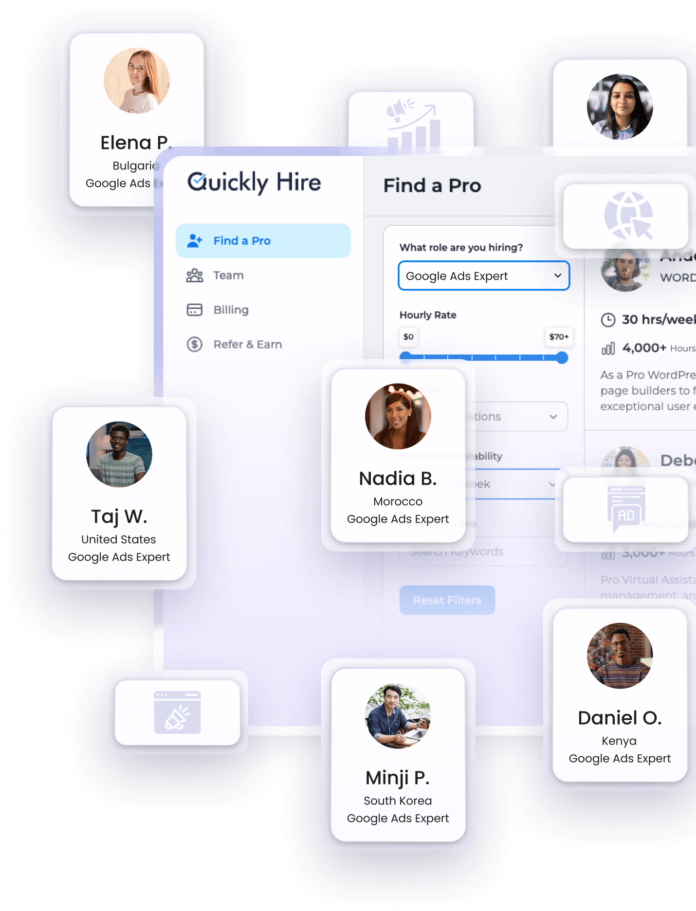 google ad expert profiles