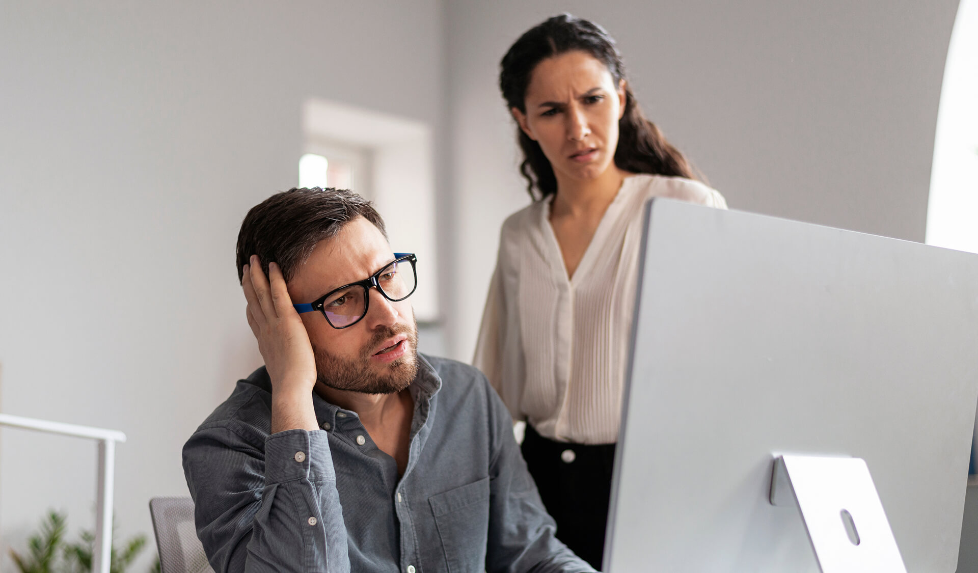 Missed Opportunity by Manager Business manager reacting to a lost professional opportunity